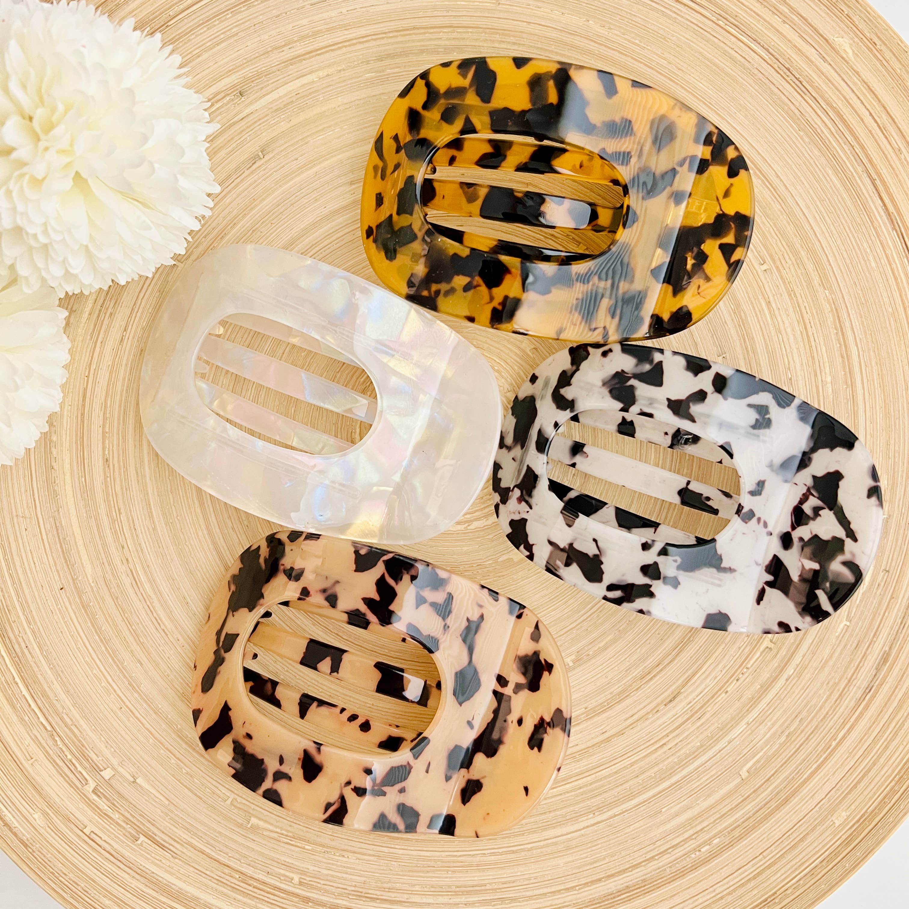 Tiny Gift Society - Wholesale Hair Clip - Women's - Large Flat Claw Clip | Big Clip Energy Funny Flat Hair Claw2