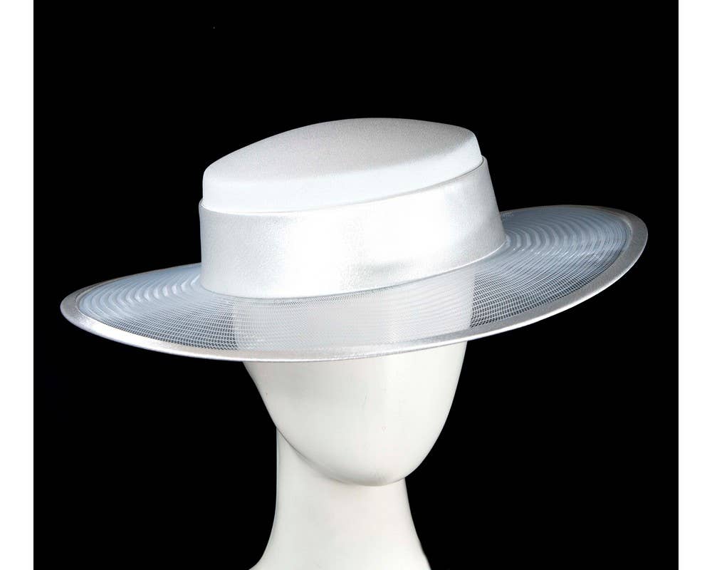 Max Alexander by Cupids Millinery Melbourne - Venta al por mayor Sombrero canotier - Mujer - Sombrero de navegante de diseñadores. ¡De cualquier color!15
