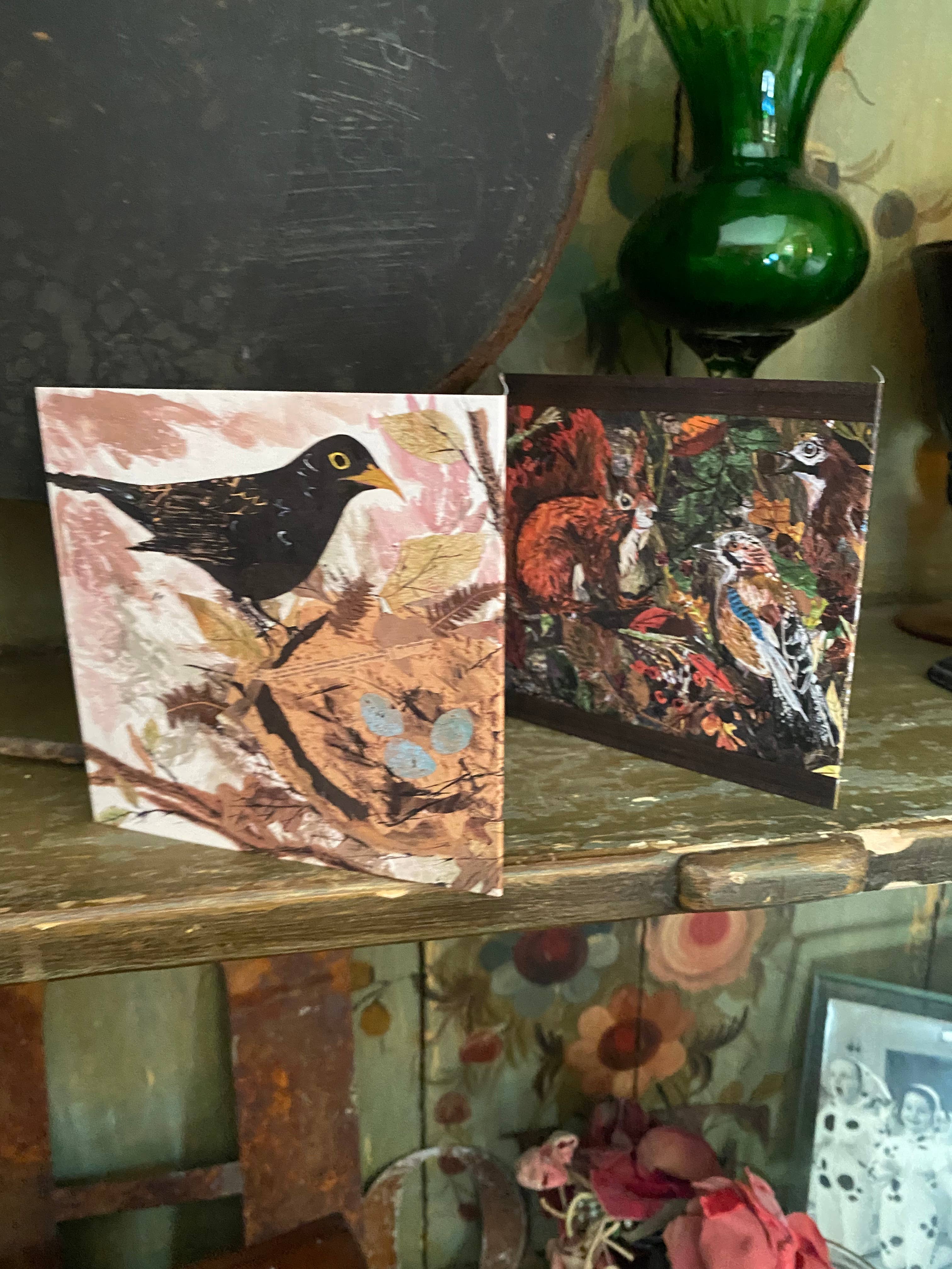 Clare O’Neill Artworks - Wholesale Everyday Greeting Card - The Four seasons Fold out concertina card3