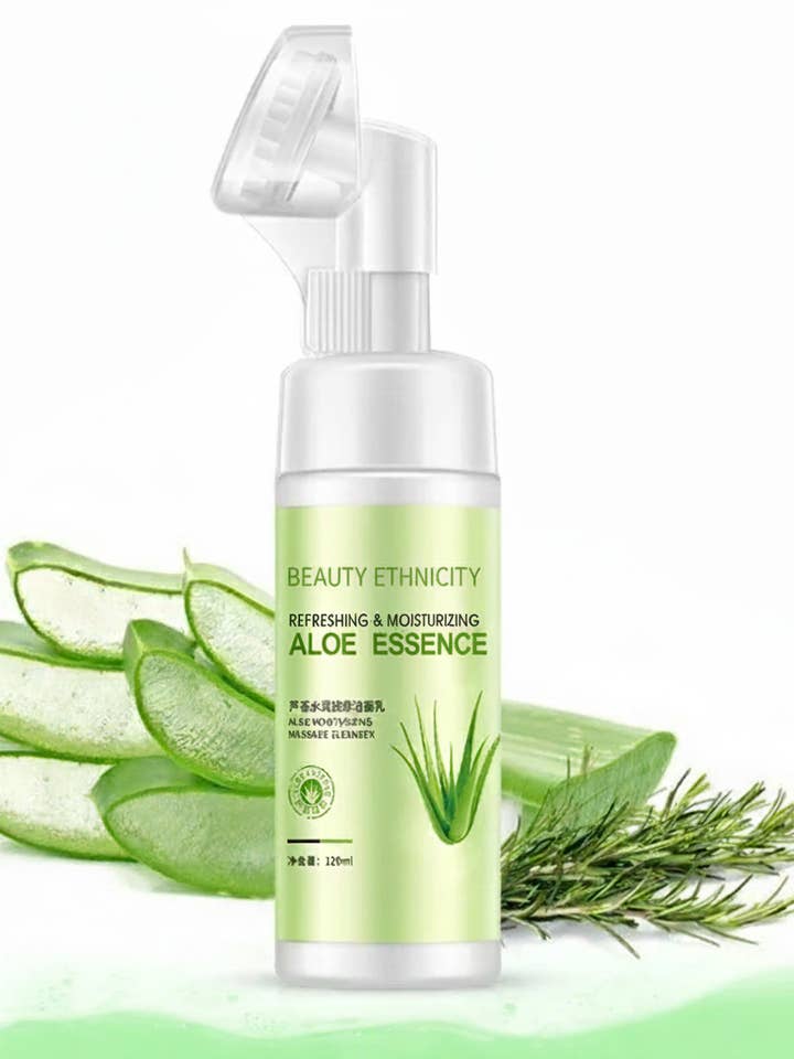 Fuktgivande rengöringsmousse med aloe vera och massage, mild anti-rynkbehandling, för ansiktet Beauty Ethnicity för wholesale av Queenshopbeauty