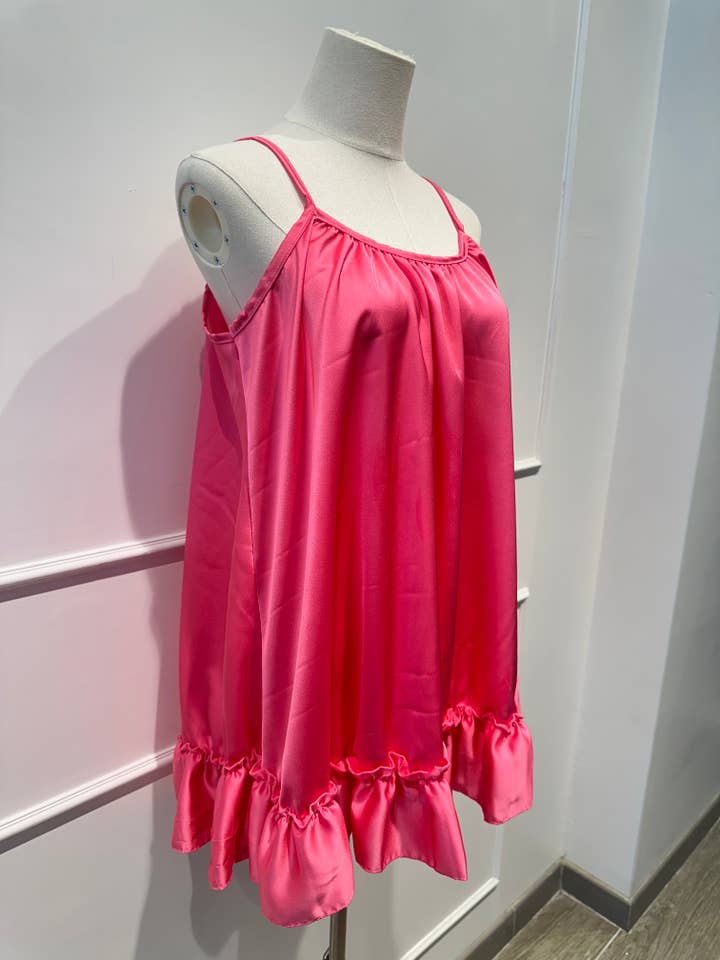 AMARIA – wholesale Tank top – Women′s – Satin Spaghetti Strap Top/Tank - 710043