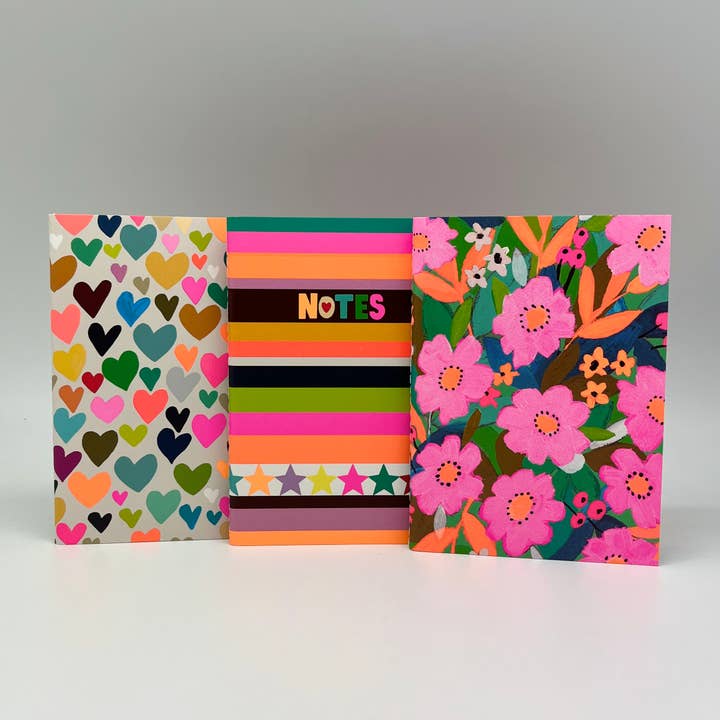 The Great British Card Company (GBCC) Ltd - Wholesale Notebook - A6 notebooks Paper Salad Colourful Bright Stationery Gift