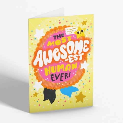 La tarjeta del humano más increíble de todos los tiempos para venta al por mayor de Disrupted Industries