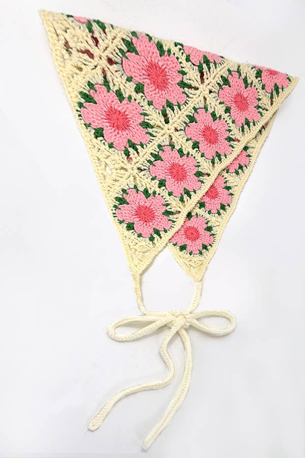 JOSSLYN by wall to wall - Wholesale Fashion Headband - Women's - FLOWER HAIR SCARF HAIR BAND | 40HS0216