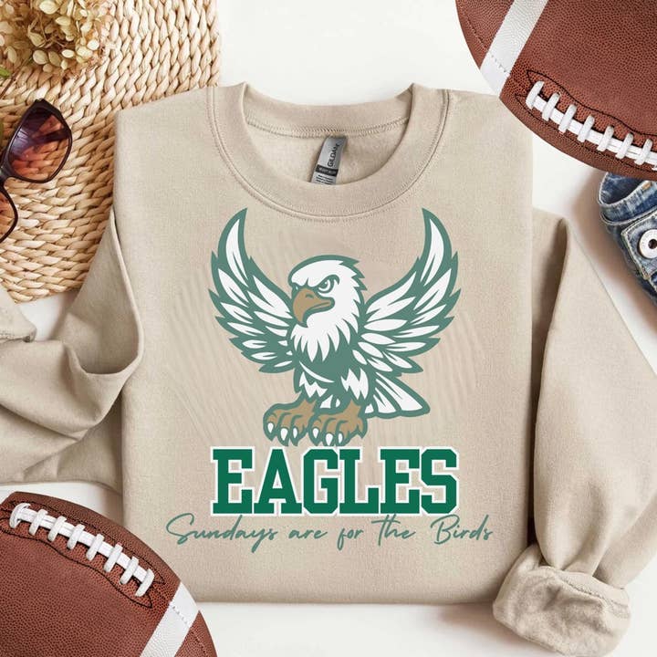 EAGLES- Sundays are for the birds for wholesale by GAMEDAY by Pink Lemonade