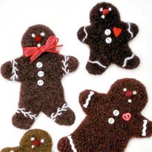Woolly Gingerbread Cookie booklet for wholesale by Marie Mayhew Designs