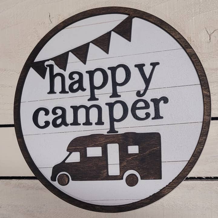 The Country Roost - Wholesale Sign - Happy Camper Sign