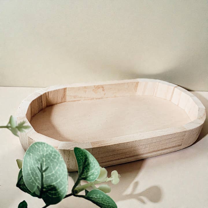 Gia Roma - Wholesale Decorative Tray - Rustic Wood Tray, Handmade Wooden Dispenser & Trinket Tray36