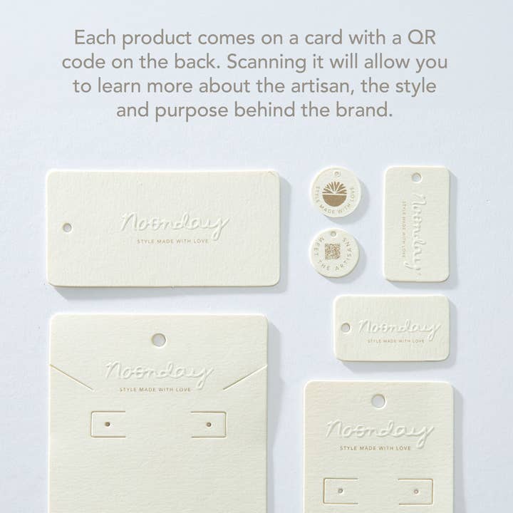 Noonday Collection - Wholesale Stud/Post Earrings - Marbled Sky Studs6