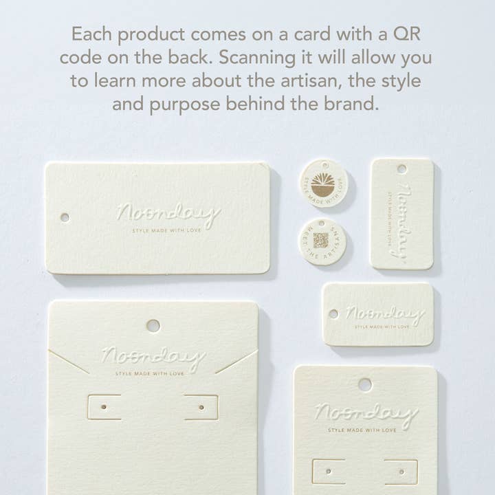 Noonday Collection - Wholesale Dangle Earrings - Golden Palmier1