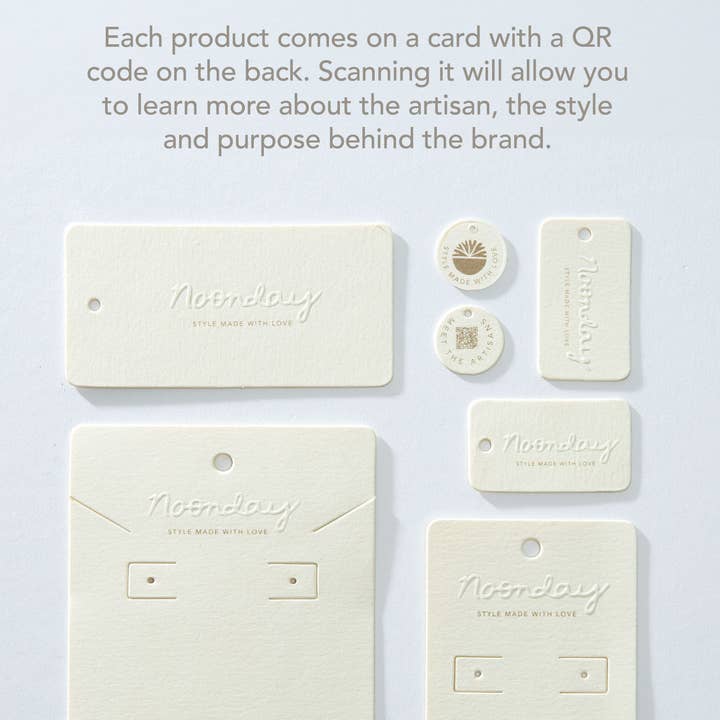 Noonday Collection - Wholesale Dangle Earrings - Shell Stack Earrings3