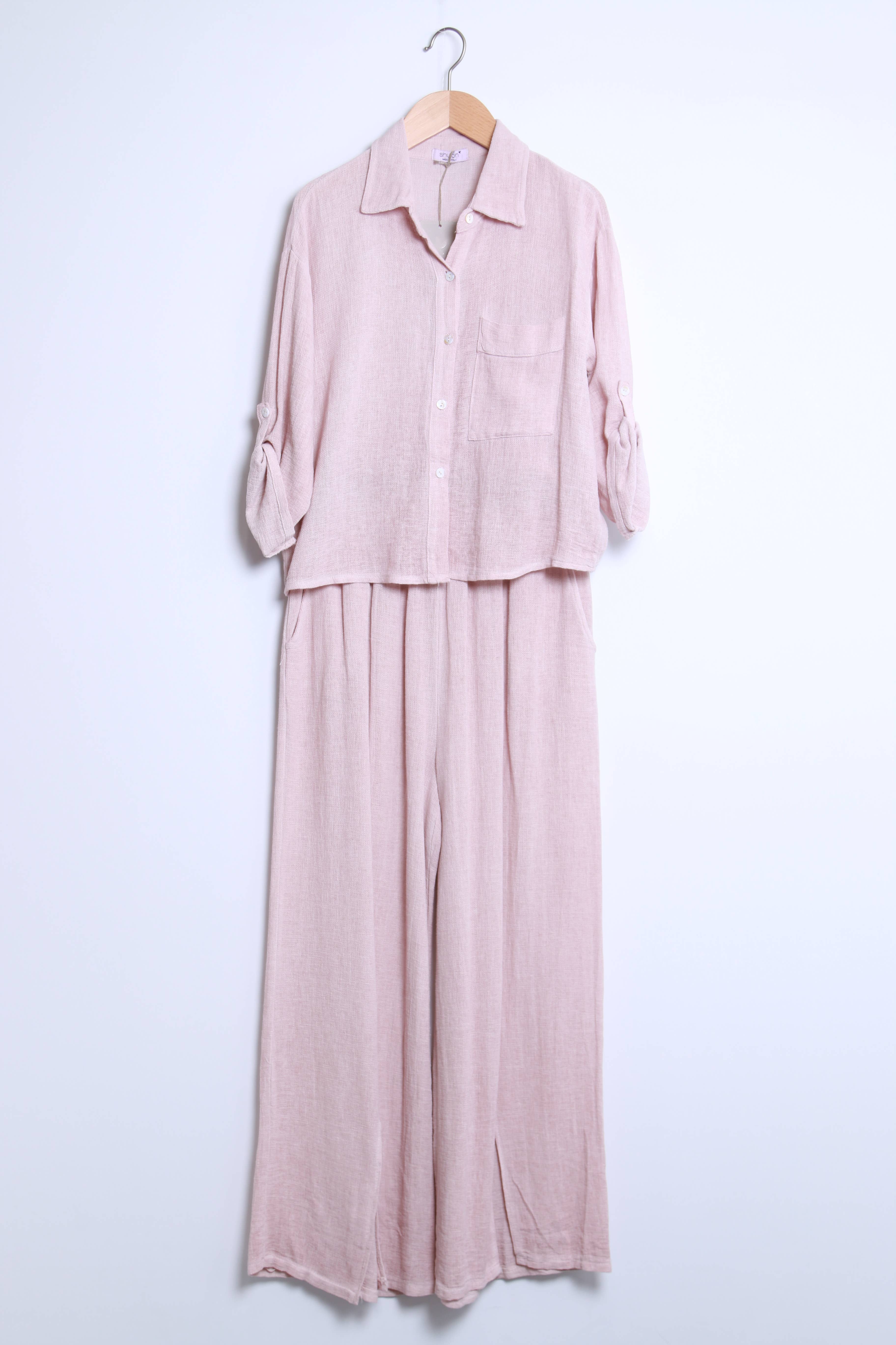 Shyloh - Wholesale Button Down Shirt - Women's - Linen cotton top 1578221