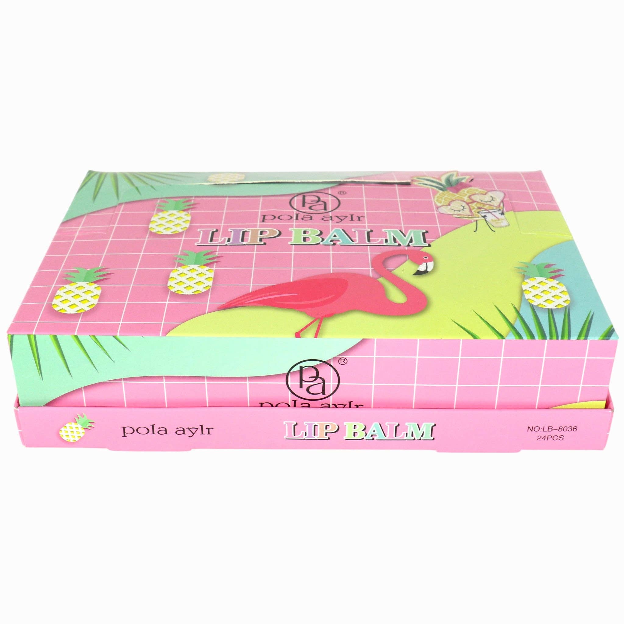 ASSORTI Baume à lèvres à l'ananas LB4319-1 (24PC) en vente sur Faire16