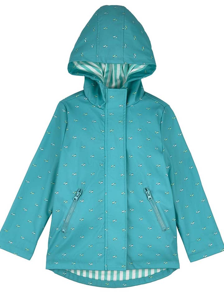 On The Move Lined Kids Raincoat with Pouch for wholesale by Infinity Classics International Inc.