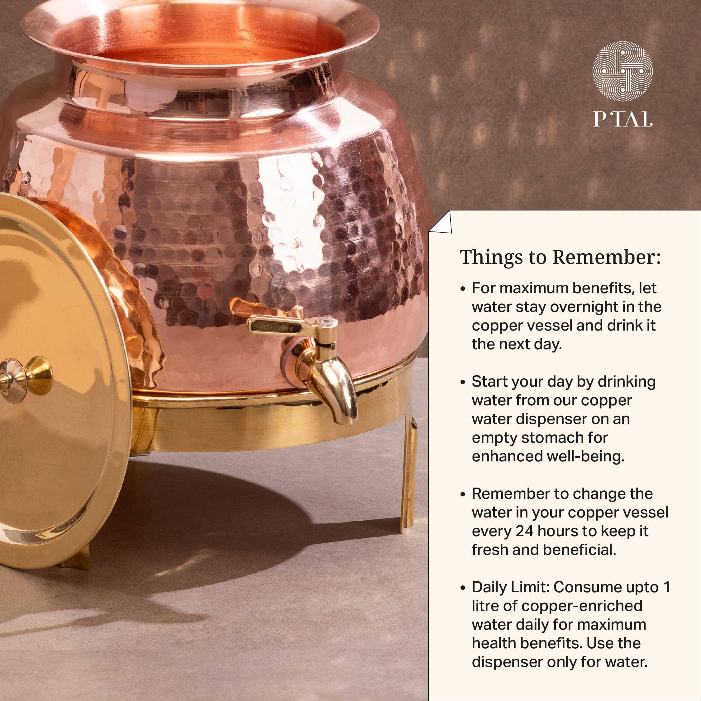P-TAL – wholesale Water filter – Copper Water Dispenser3