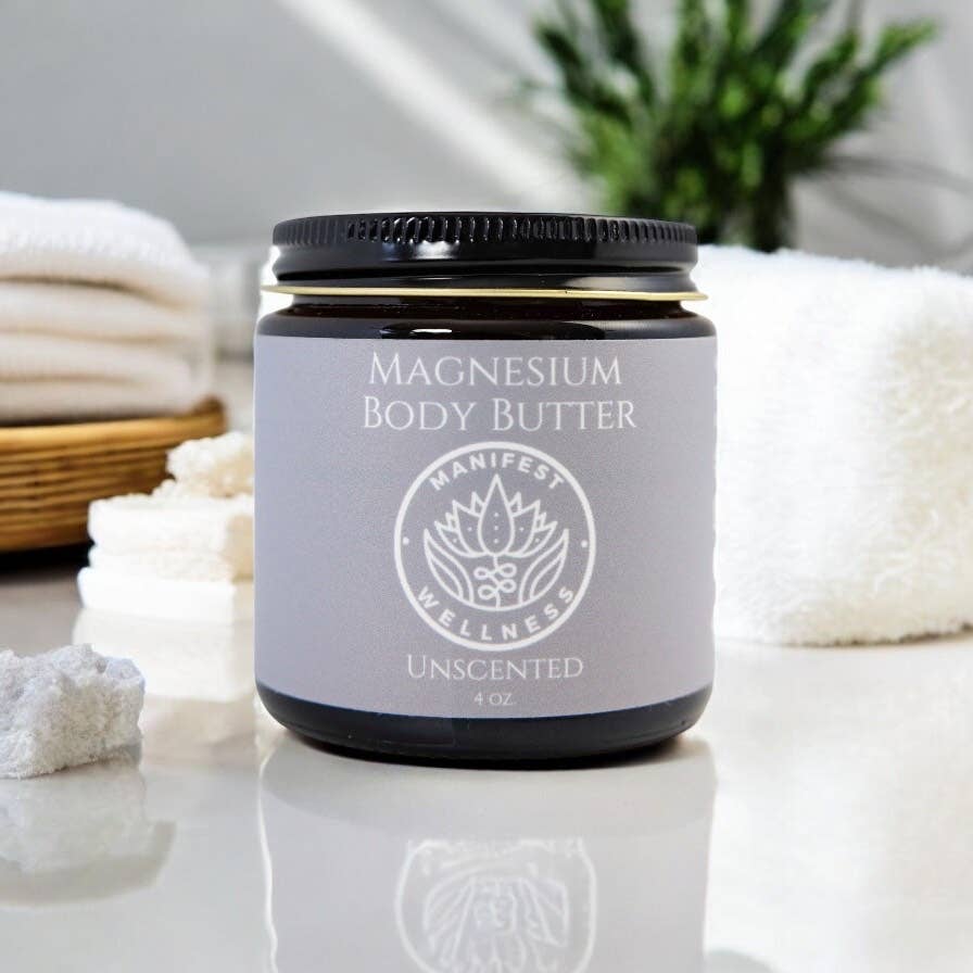 Manifest Wellness - Wholesale Body Balm/Butter - Unscented Magnesium Butter Made with Organic Ingredients2