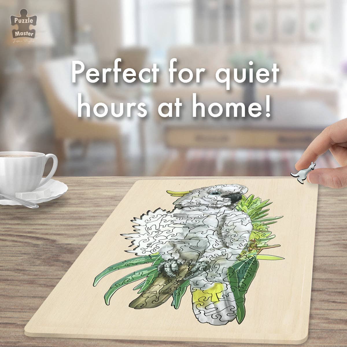 BMS Brands North America - Wholesale Puzzle - Kids - Cockatoo - 133 Pc Wooden Jigsaw Puzzle3