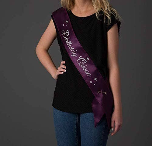Ella Celebration - Wholesale Party Favor - Birthday Queen Sash1