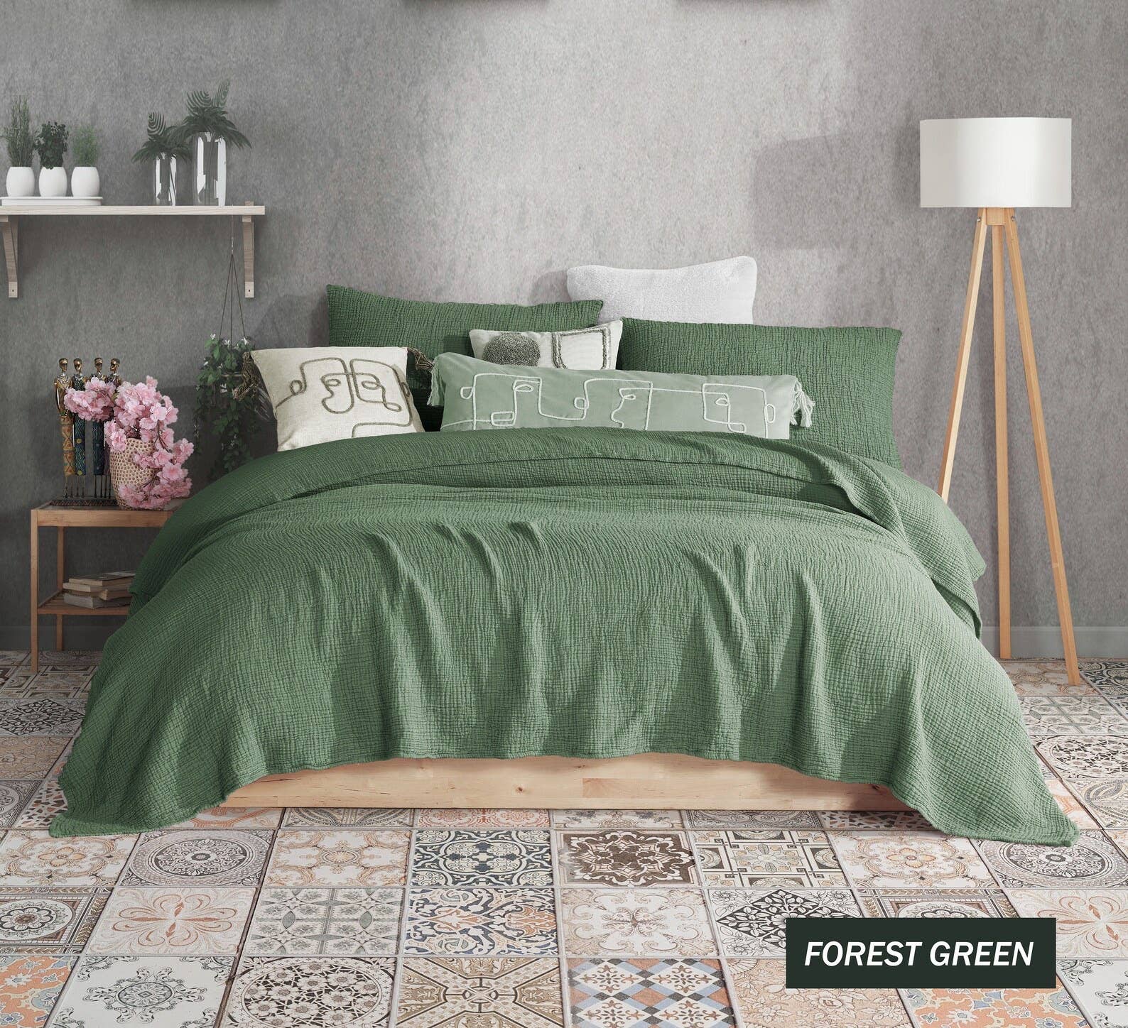 Aseel Buy Good - Wholesale Throw Blanket - Cotton Oversized Throw Bedspread King Size 4-Layer Muslin16