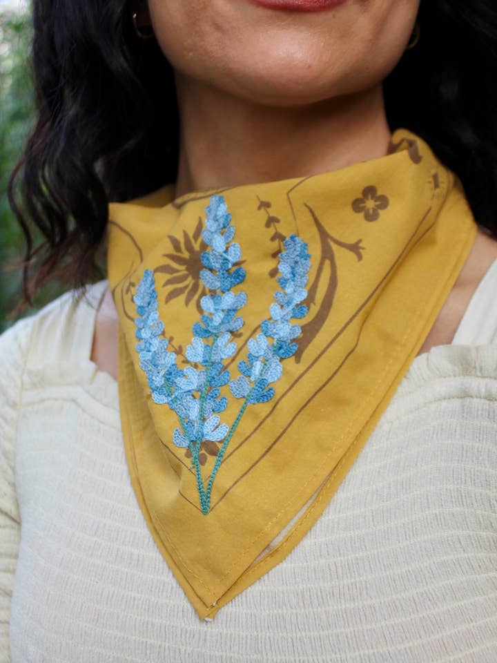 Bandana De Klassieke Blauwe Bonnett voor wholesale door Wild as Heck