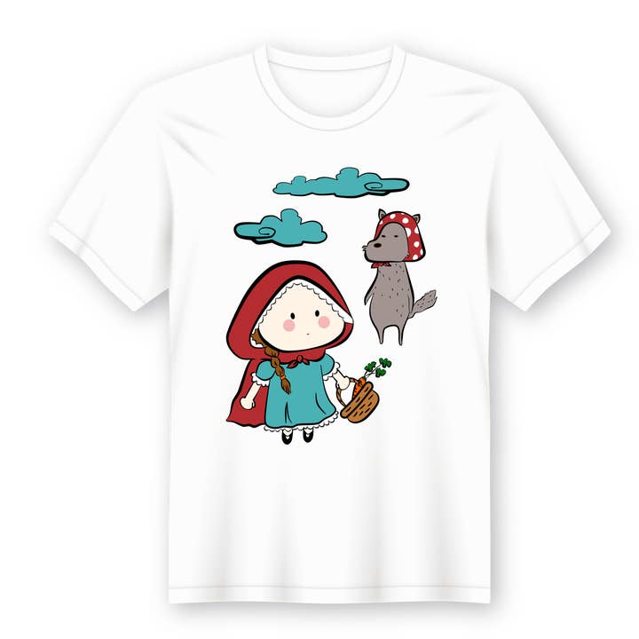 T-shirt in a Tin Little Red Riding Hood for wholesale by Bee my Gift