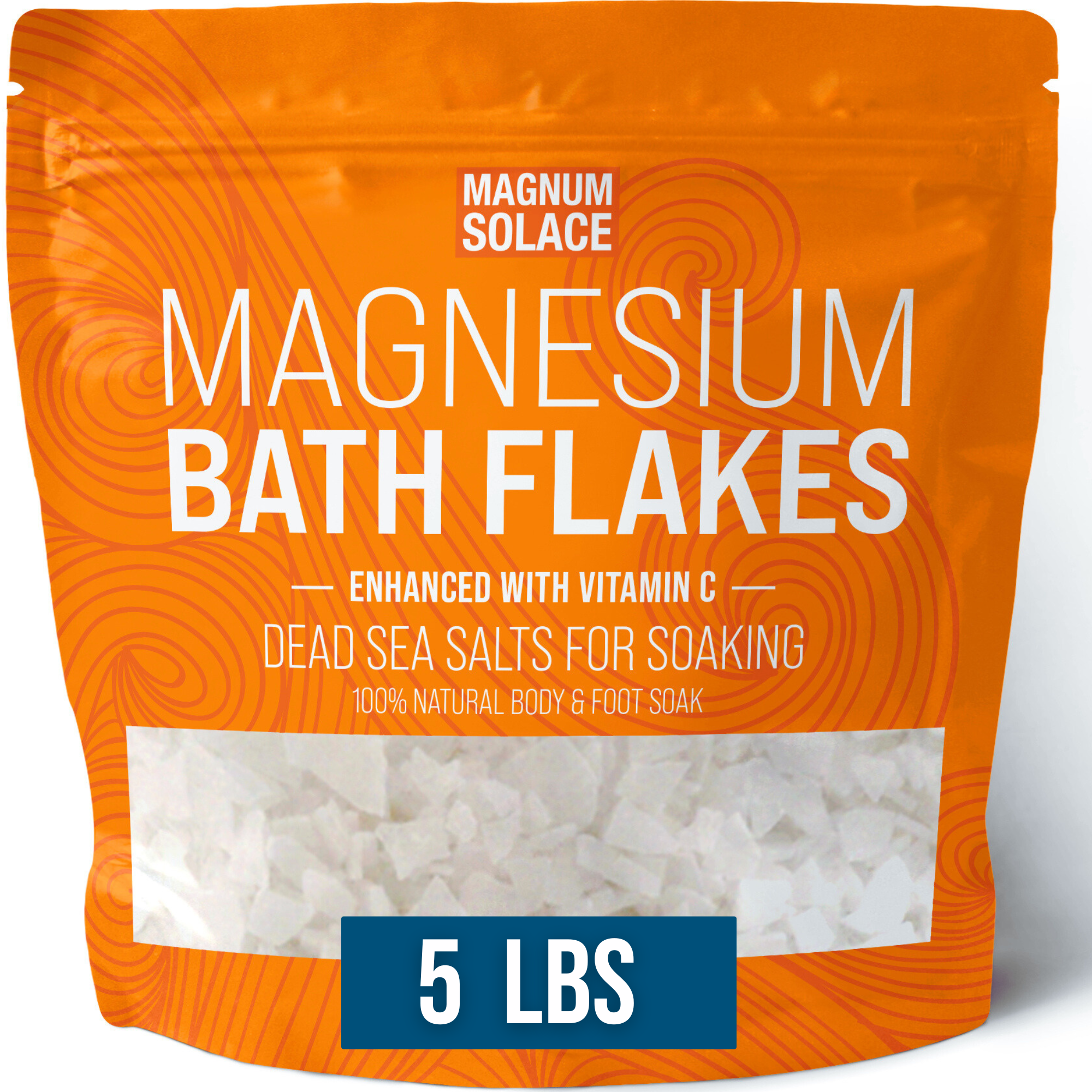 Magnum Solace - Wholesale Bath Salts - Magnesium Bath Flakes, Bath Soak With Vitamin C1