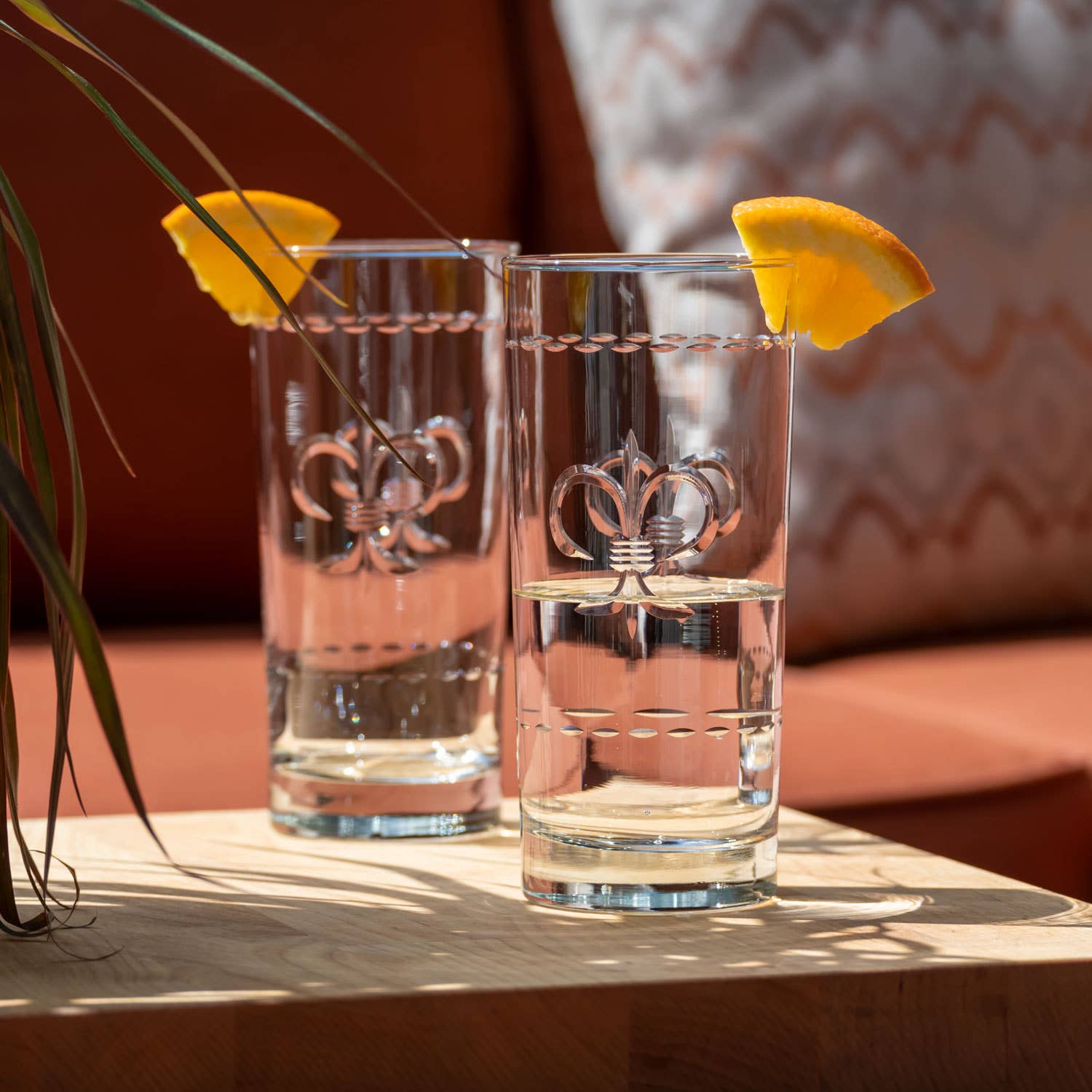 Rolf Glass - Wholesale Cocktail/Liquor Glass - Fleur De Lis Cooler Glass 15oz3