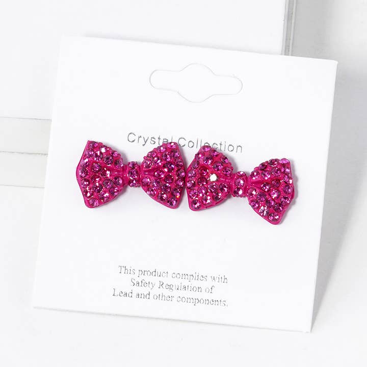 Sensibling Corp. - Wholesale Stud/Post Earrings - Crystal Rhinestone Bow Stud Earrings27