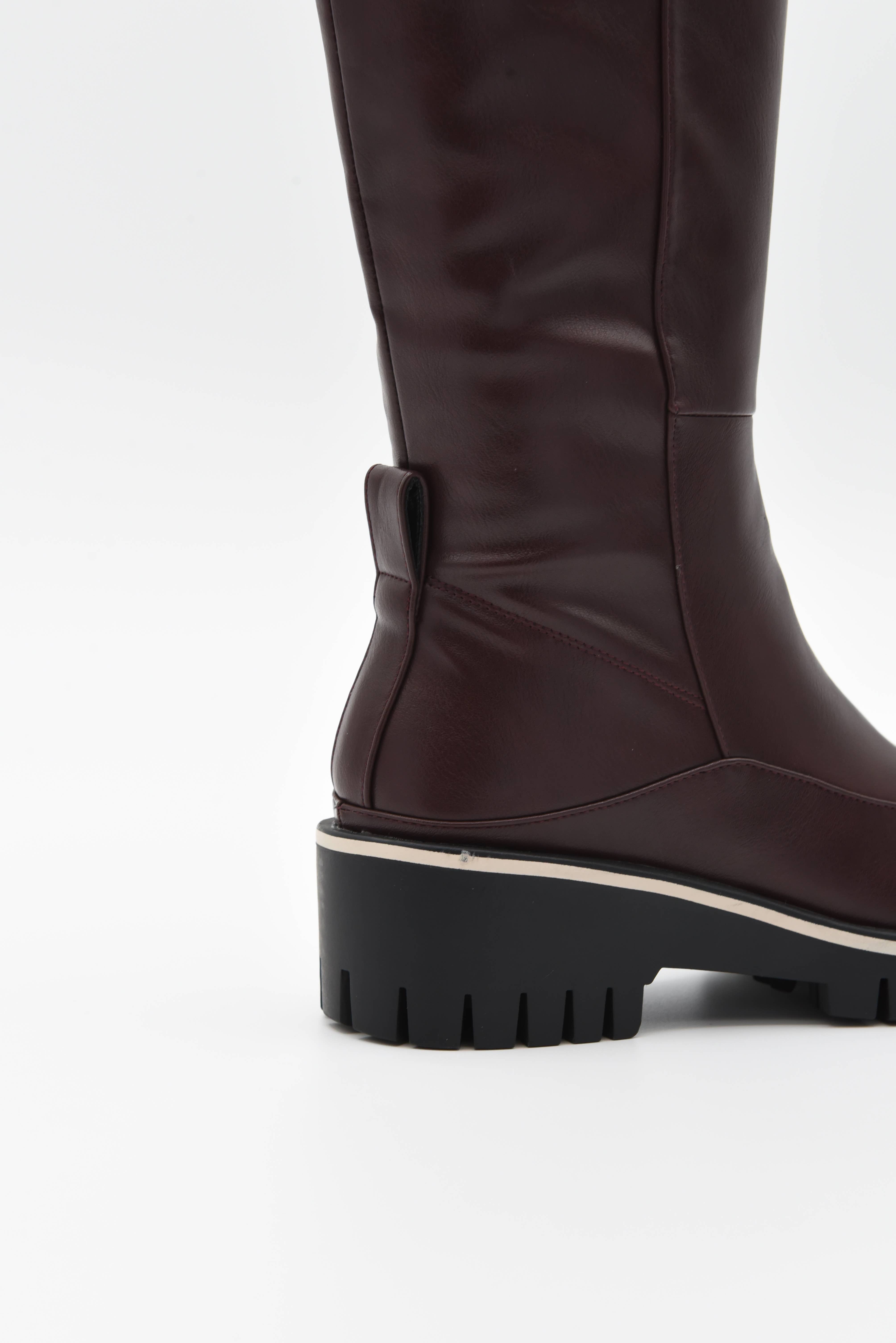 Azarey - Wholesale Boots - Women's - Knee-high boot with lug sole 462K165 6