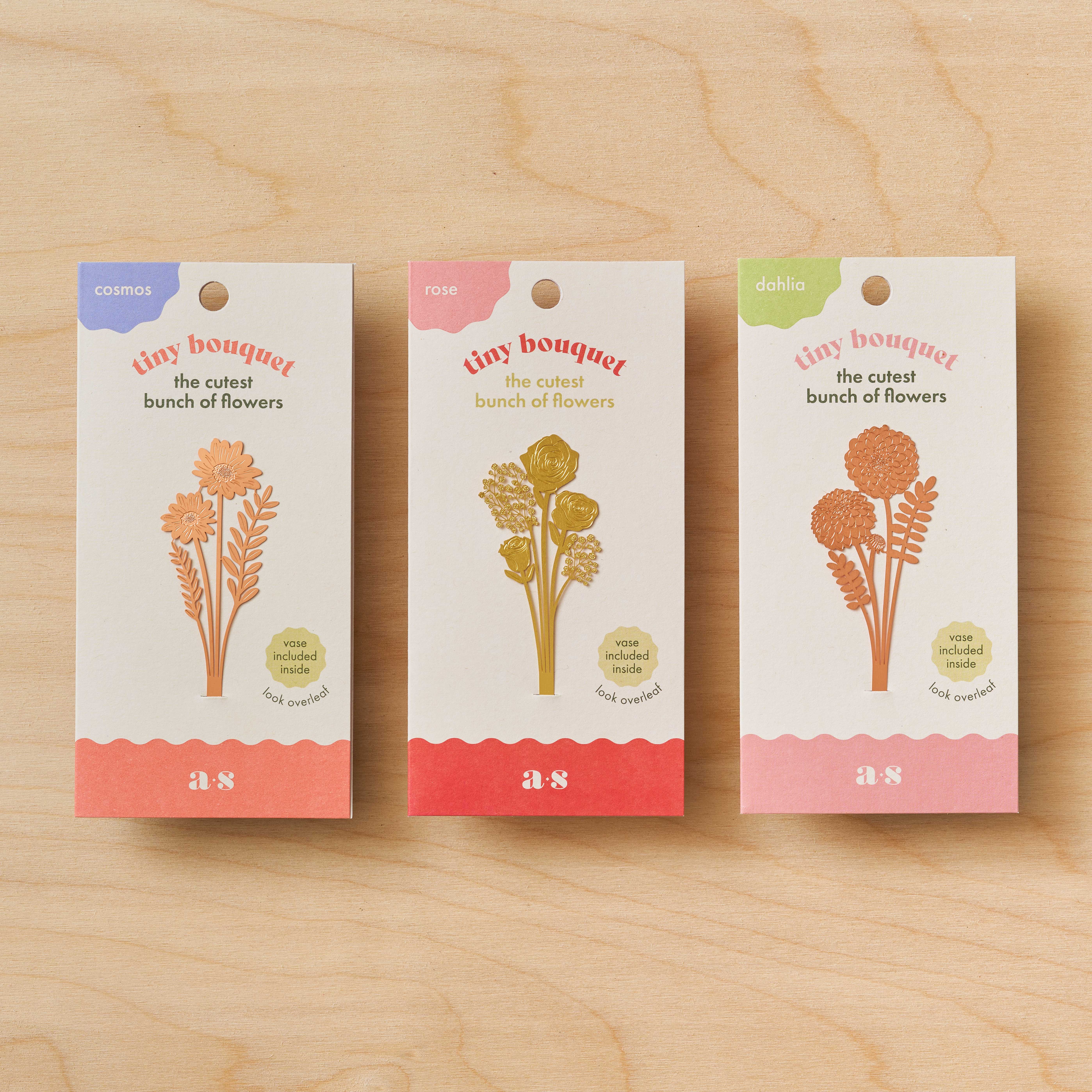 Another Studio UK - Wholesale Ornament - Dahlia Tiny Bouquet - Copper Or Brass3