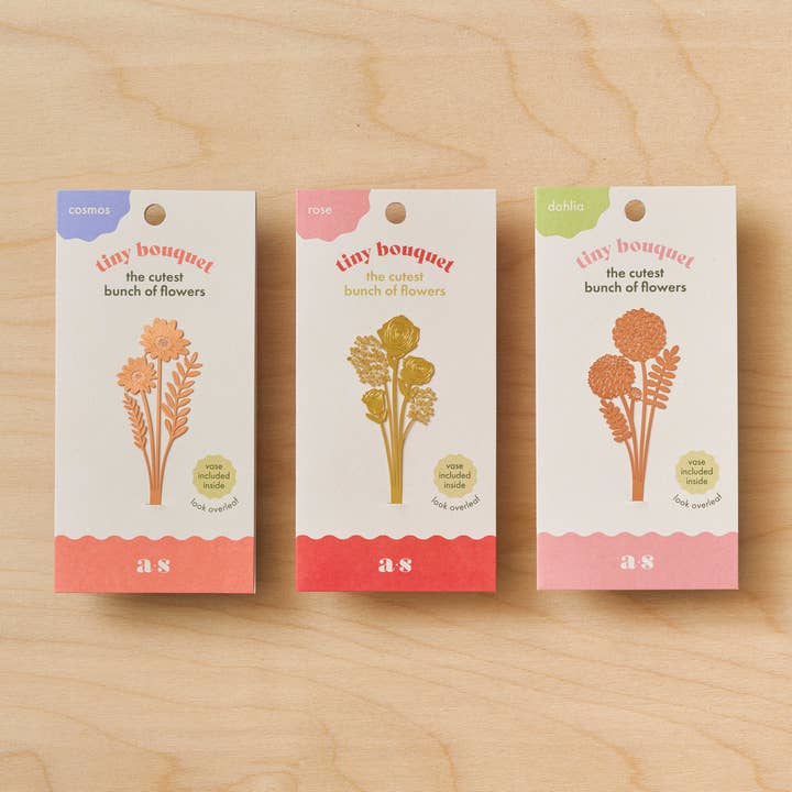 Another Studio UK - Wholesale Ornament - Dahlia Tiny Bouquet - Copper Or Brass3