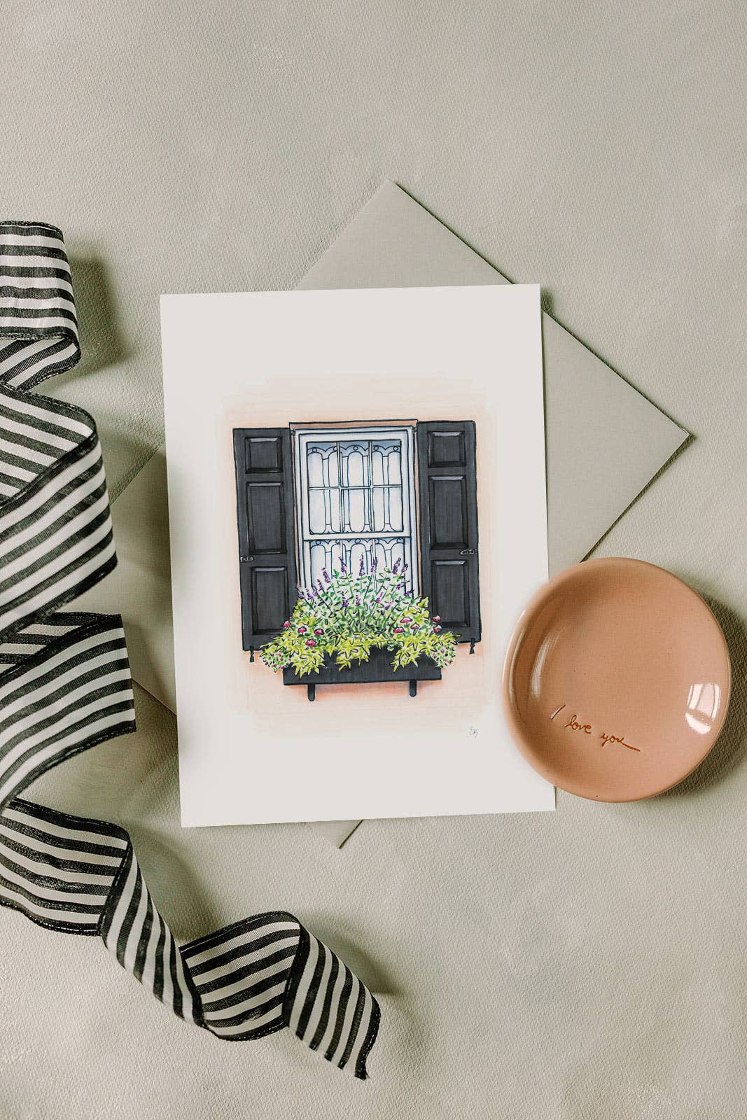 Texture Design Co - Wholesale Stationery/Notecard Set - Flower Box Greeting Card Set of 85