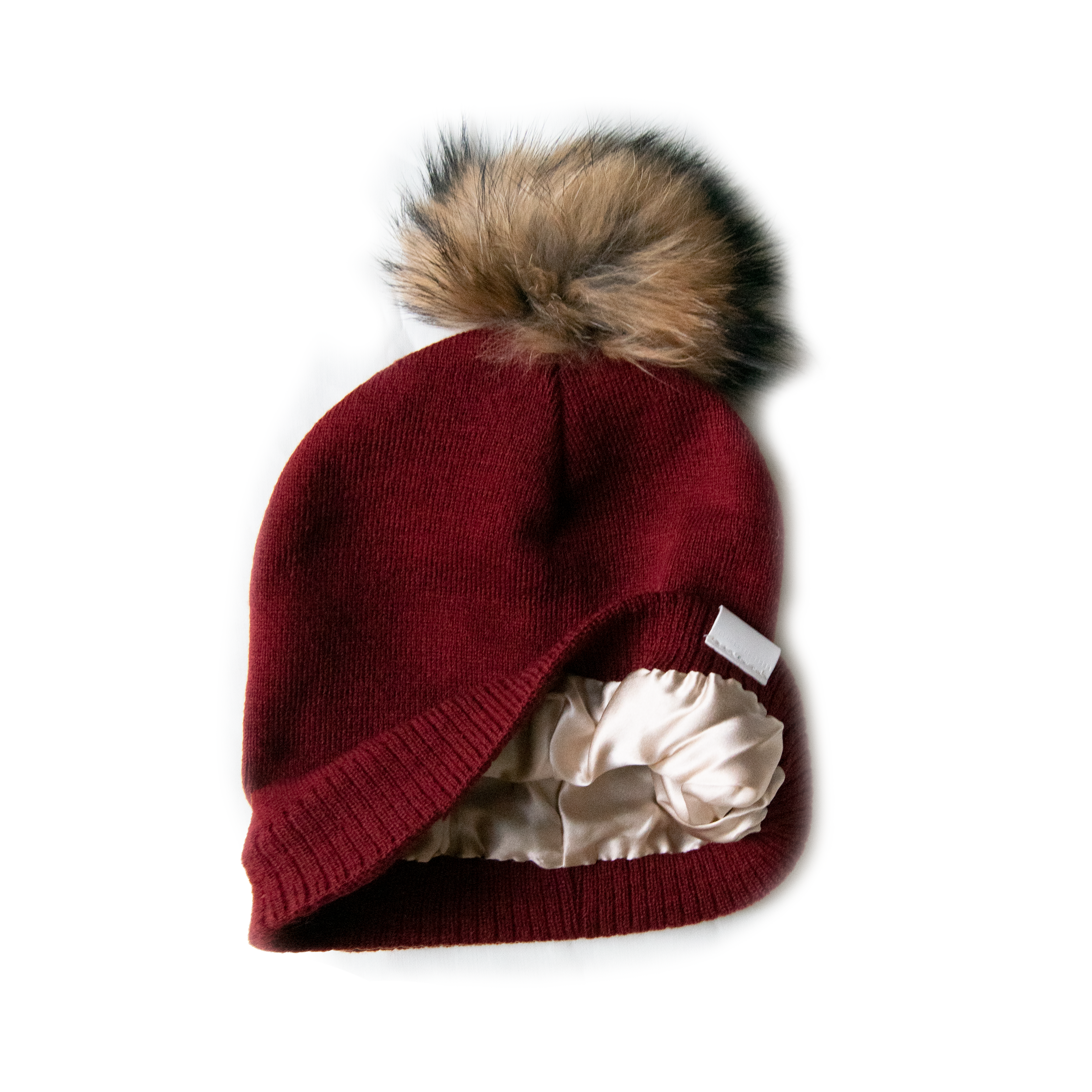 Swurly - Venta al por mayor Gorro de lana - Mujer - Gorros de punto forrados en seda con pompón desmontable13