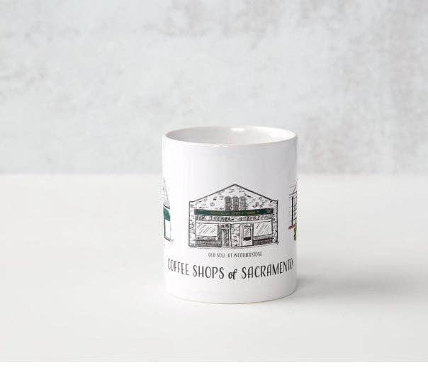 PriyaOriginalsArt - Wholesale Coffee Mug - Coffee Shops of Sacramento - Mug2