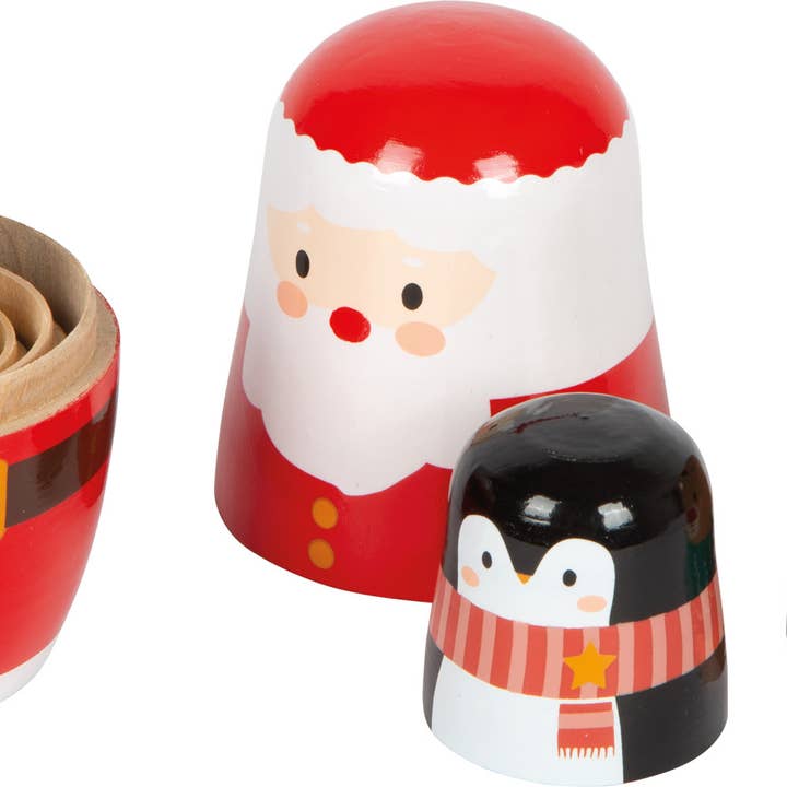 small foot - Venta al por mayor Juguete de madera - Niños - Muñeca rusa Navidad | Navidad | Juguete de madera