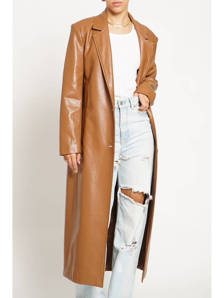 LÅNG PU-KAPPA för wholesale av Sans Souci