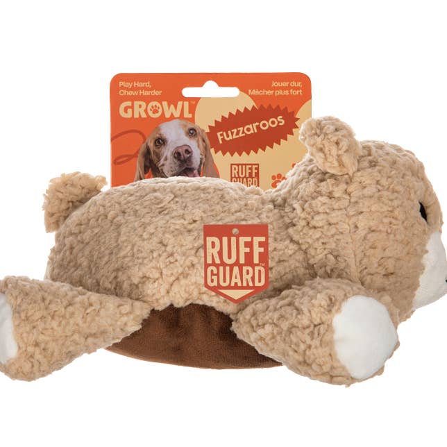 Growl Fuzzaroos Benny the Bear for wholesale by Hofman Animal Care