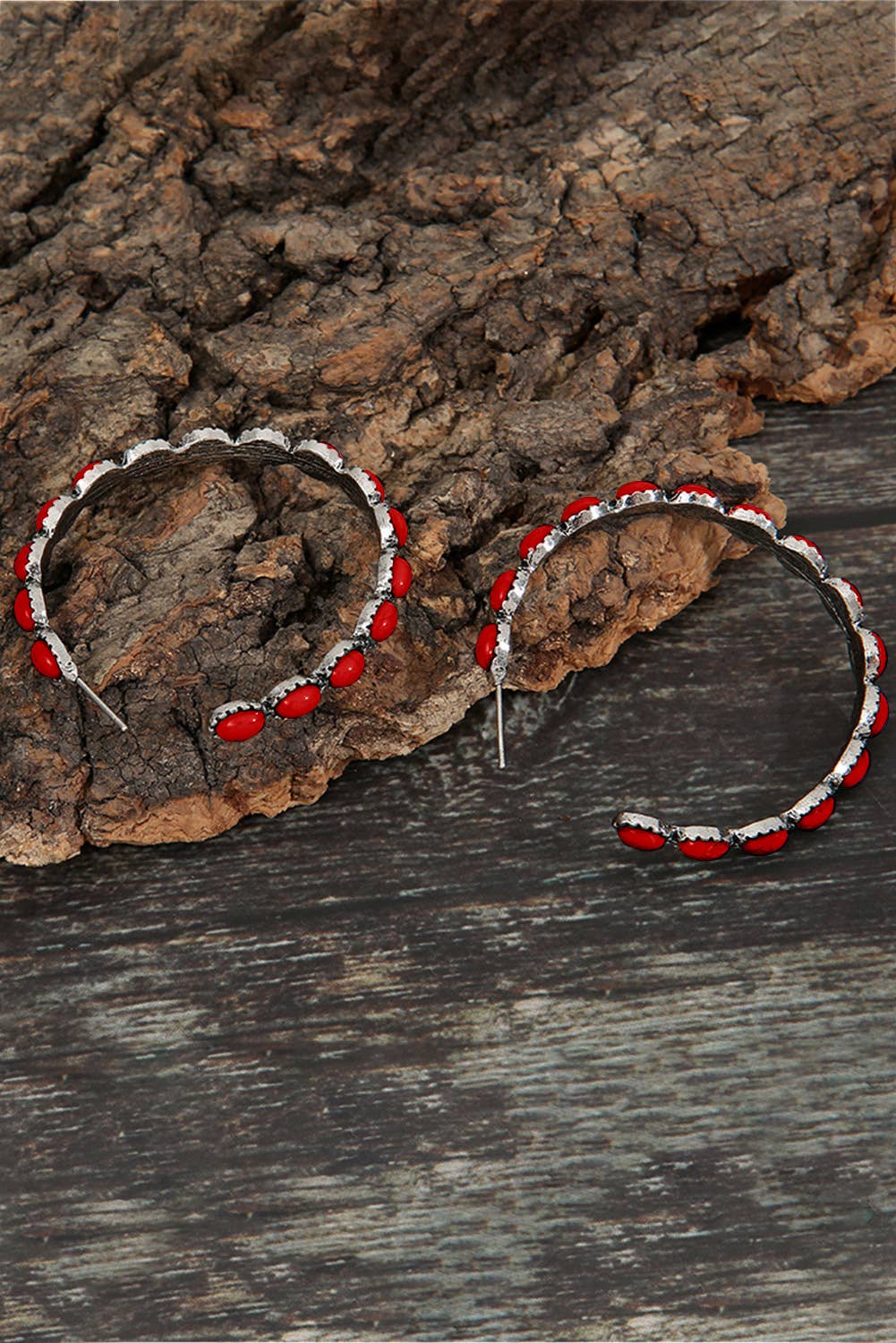 Lovesoft - Wholesale Dangle Earrings - Gem Inlay Retro C-shape Earrings18