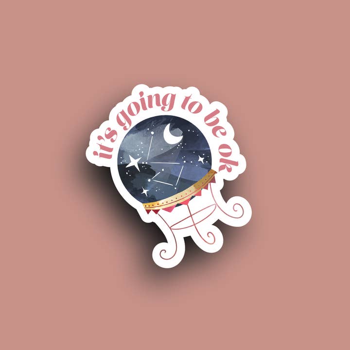 It's going to be ok | Adesivo resistente alle intemperie per la vendita all'ingrosso da parte di Everglow Designs