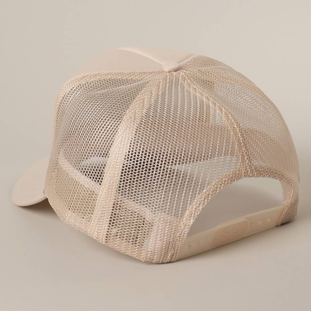 Fashion City – Engroshandel Trucker hat - Unisex – Øl Mig Tekst Printet Mesh Ryg Skum Trucker Kasket28