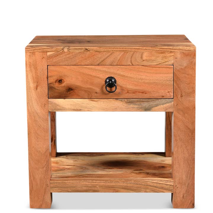 Timbergirl - Wholesale Side Table - Ajmer Solid Wood Side Table0