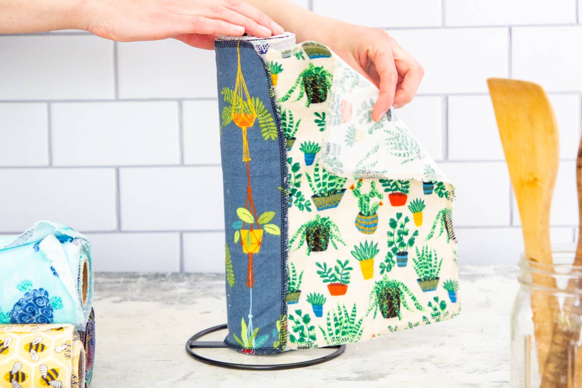 Stella & Sol Sustainables - Wholesale Paper Towels - 20 Plants Washable Paper Towels, Zero Waste Paper Towels4