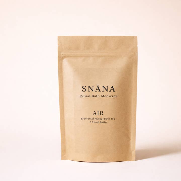 Chá de Banho de Ervas – Ritual do Elemento Ar (6 Banhos) | SNĀNA por atacado de SNANA