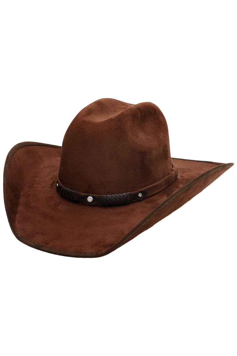 Cap Zone – Engroshandel Cowboyhat - Dame – Falsk nubuck ruskind cutter cowboyhat7