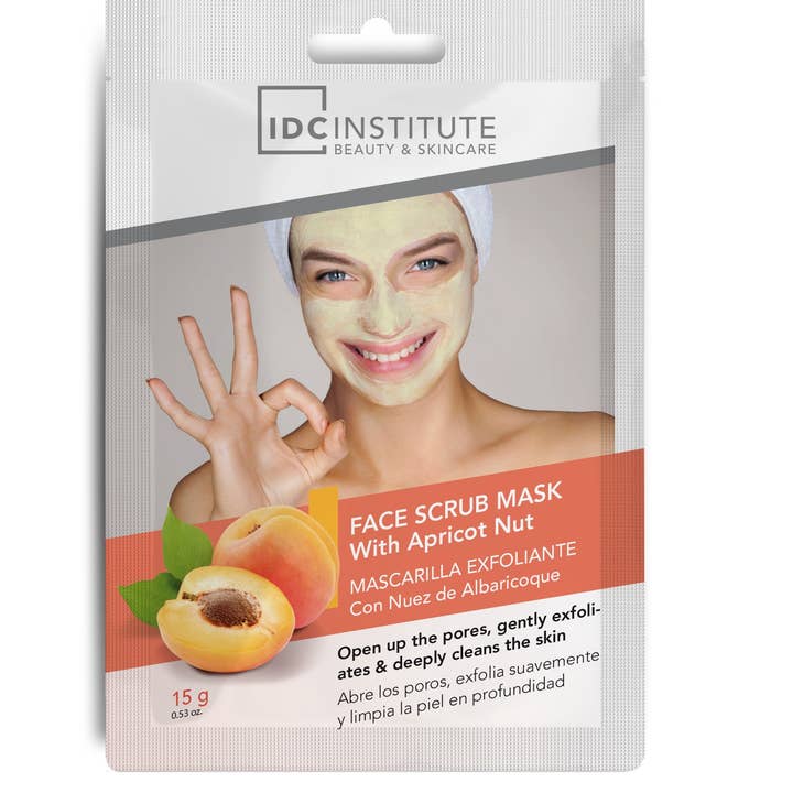 Maschera viso Idc Institute Albicocca Nut 15Gr per la vendita all'ingrosso da parte di Aquarius Cosmetic SLU