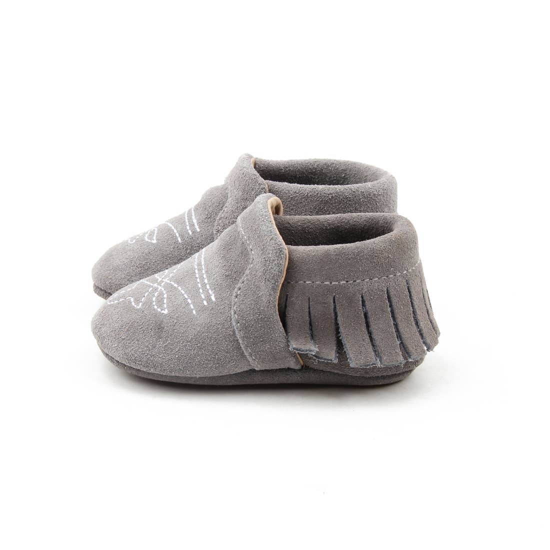 Ranch Raised ® - Wholesale Booties - Baby - Moccasin - Gray Suede3
