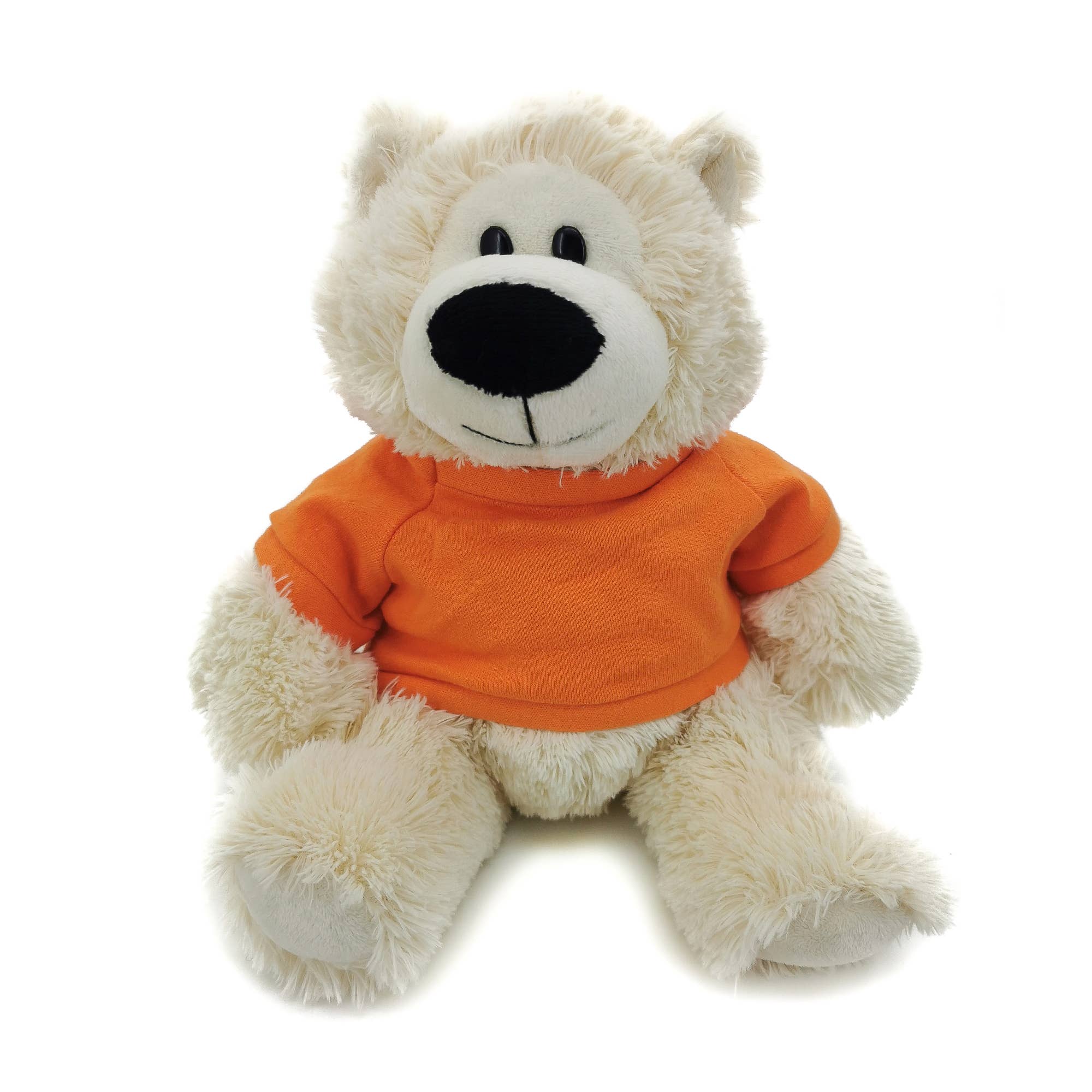11" Cream Plush Bear in Custom T-shirts | Customizable Plush for wholesale on Faire13