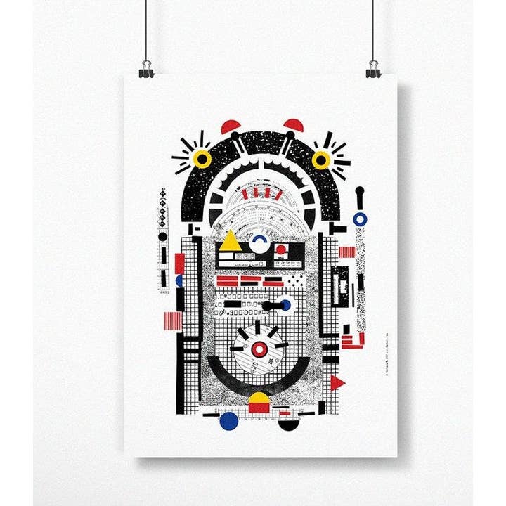 Machine 4 | Digital Art Print A3 for wholesale by Barbara R.