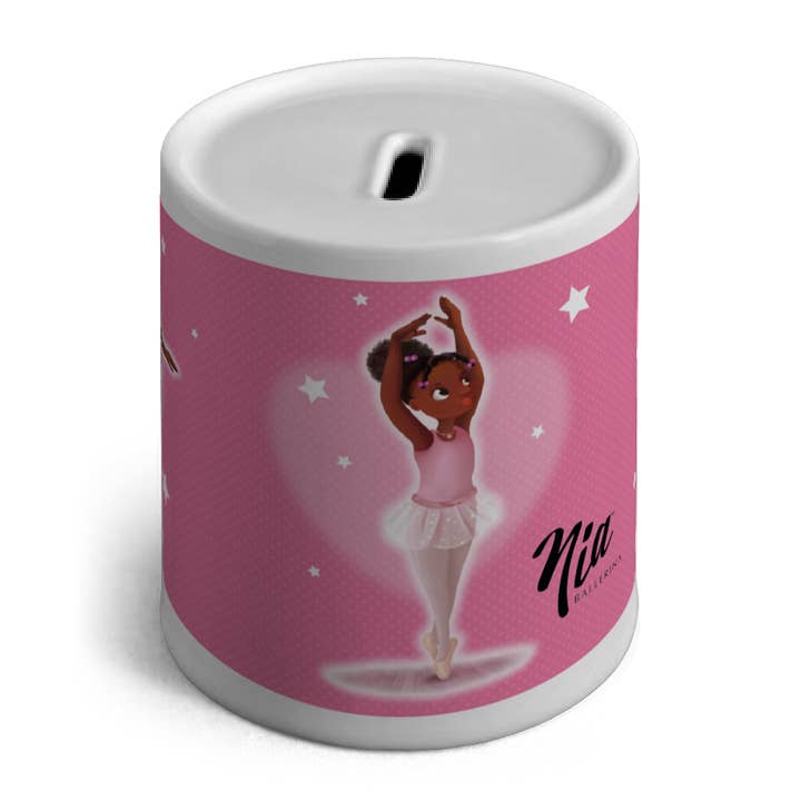 Hucha Nia Ballerina | Hucha para niños | Recuerdos para venta al por mayor de Nia Ballerina