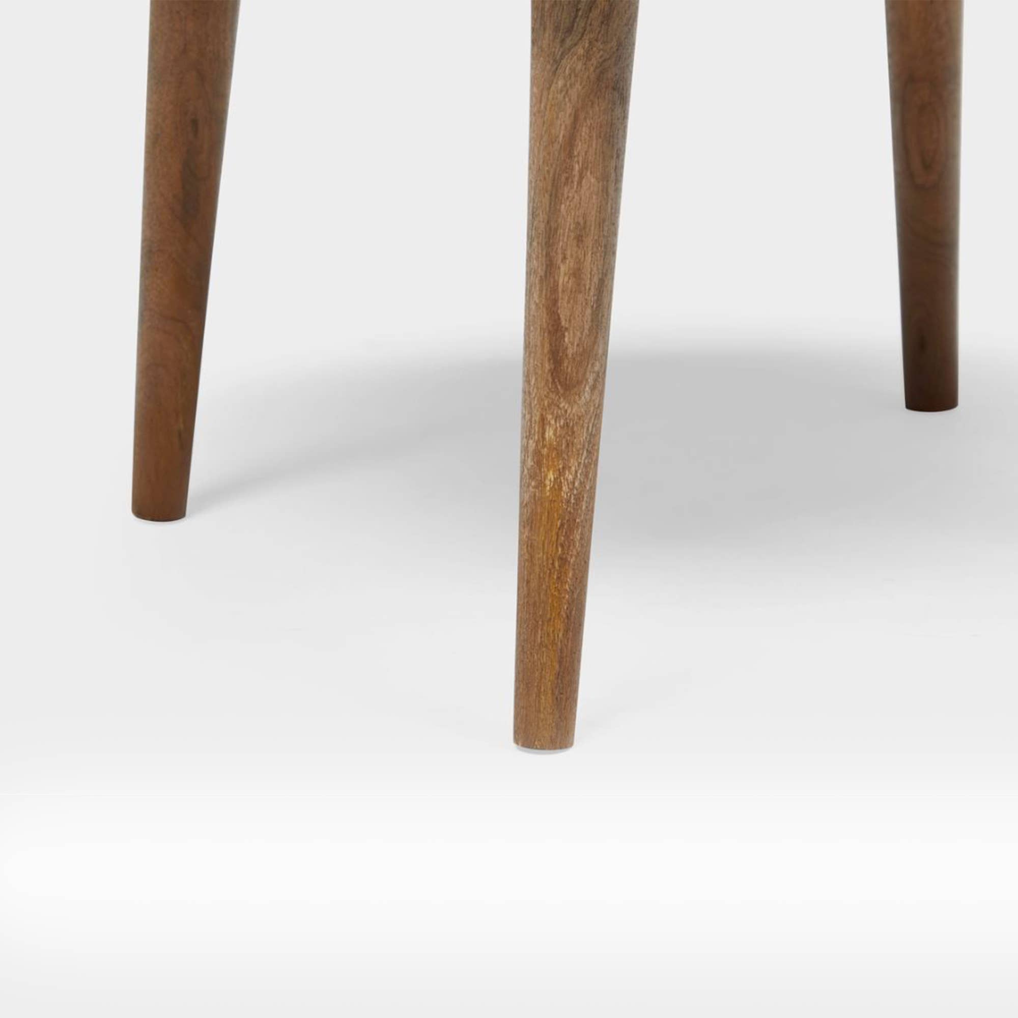 Heritage Lace - Wholesale Coffee Table - Natural Mango Wood 32" Round Tray Coffee Table With Lip4